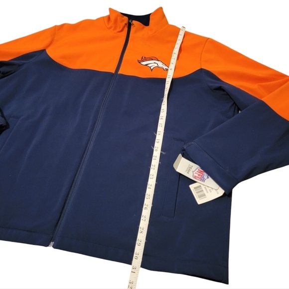 NWT NFL Broncos Soft Shell Winter Coat Men's Size XXL Team Apparel - Picture 5 of 8